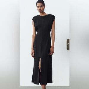 Zara Shoulder Pad Dress